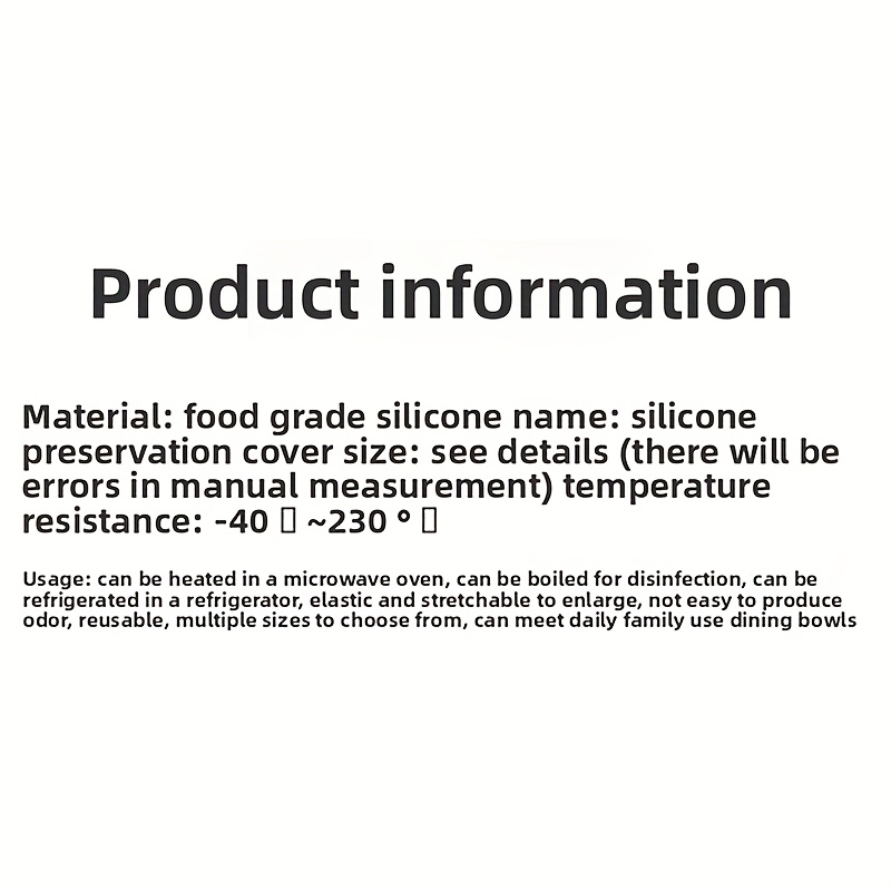 Juego de 6 tapas elásticas de silicona, cubiertas reutilizables y resistentes para tazones de almacenamiento de alimentos, seguras para usar en lavavajillas y refrigeradores, aptas para varios contenedores en 6 tamaños