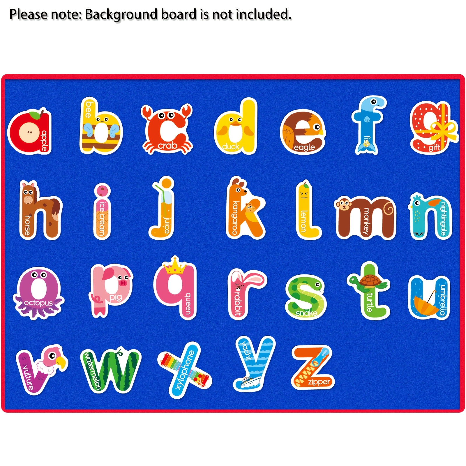Animal Alphabet Felt Learning Set for Kids