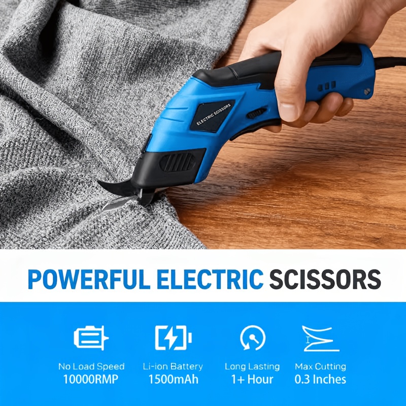 usb rechargeable multifunctional electric scissors lightweight and sharp tip suitable for trimming all kinds of fabrics leather and flowers and leaves etc electric scissors with electric sharp function Product details 4