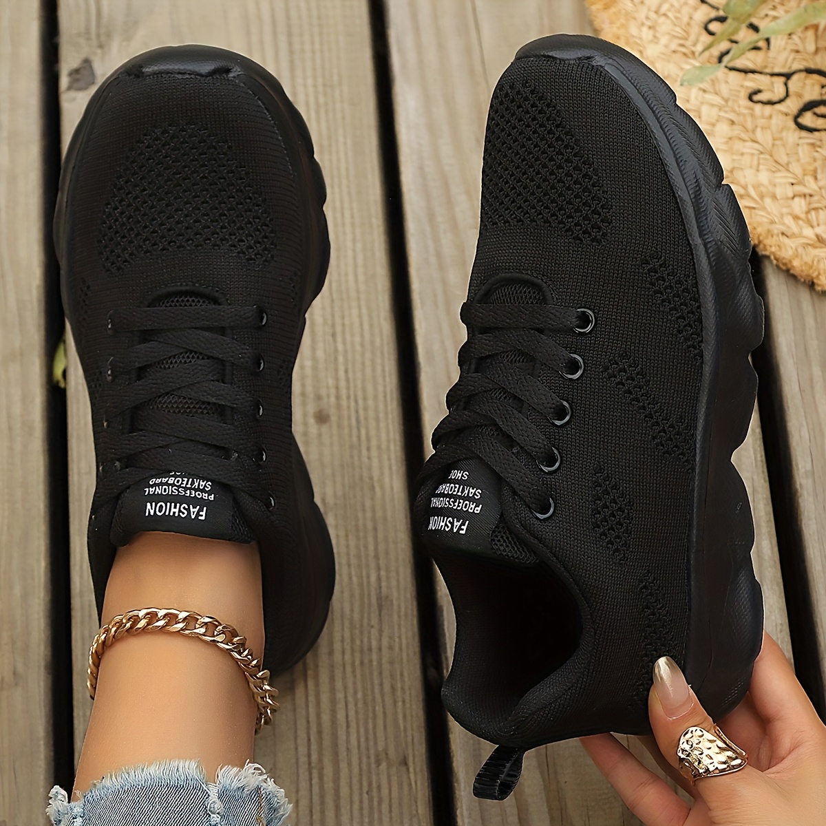 TEMU Women's Fashion Outdoor Lightweight Casual Sneakers, Women Shoes