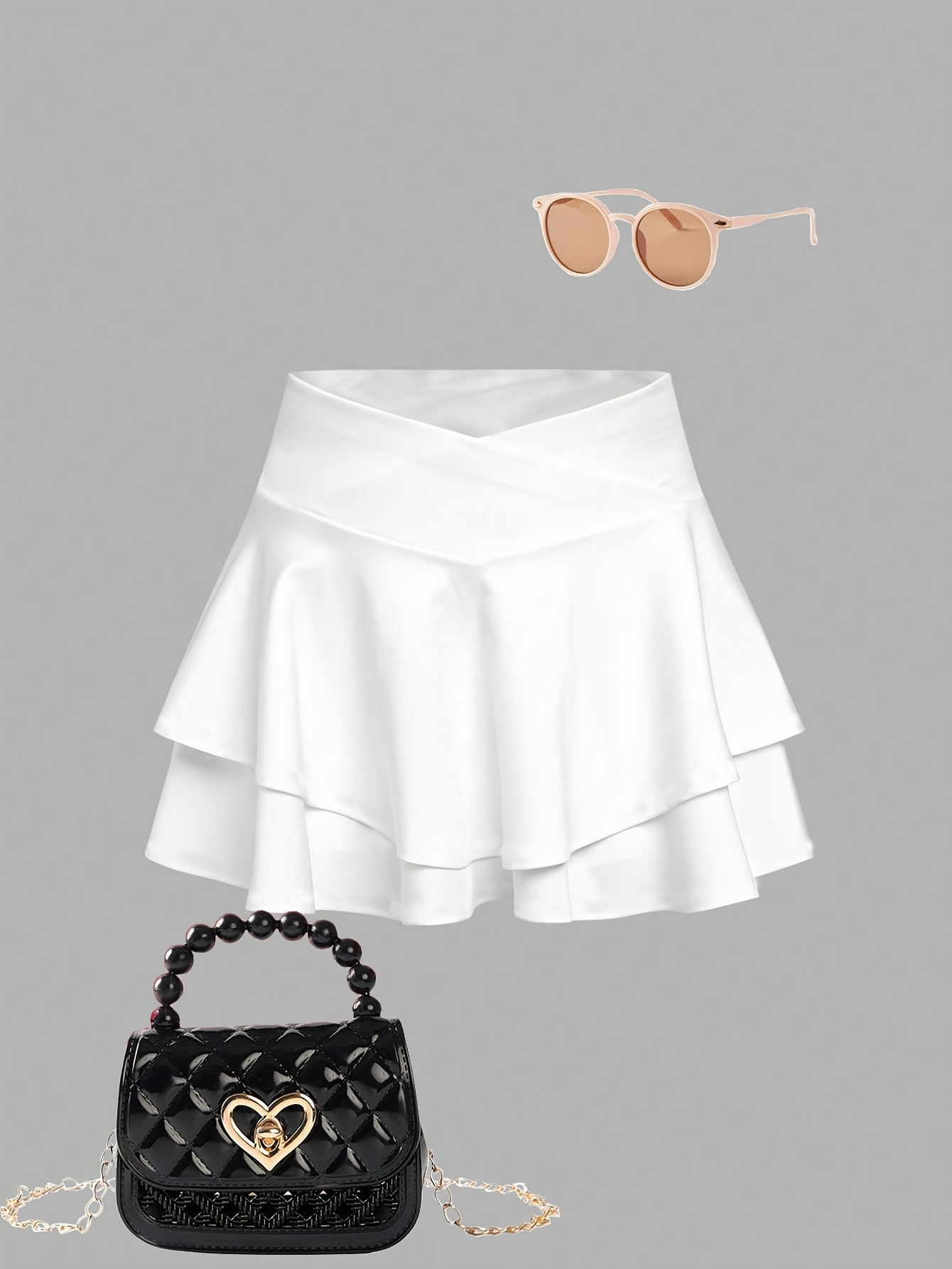 girls clothing a casual mini skirt girls aged 13 designed Temu