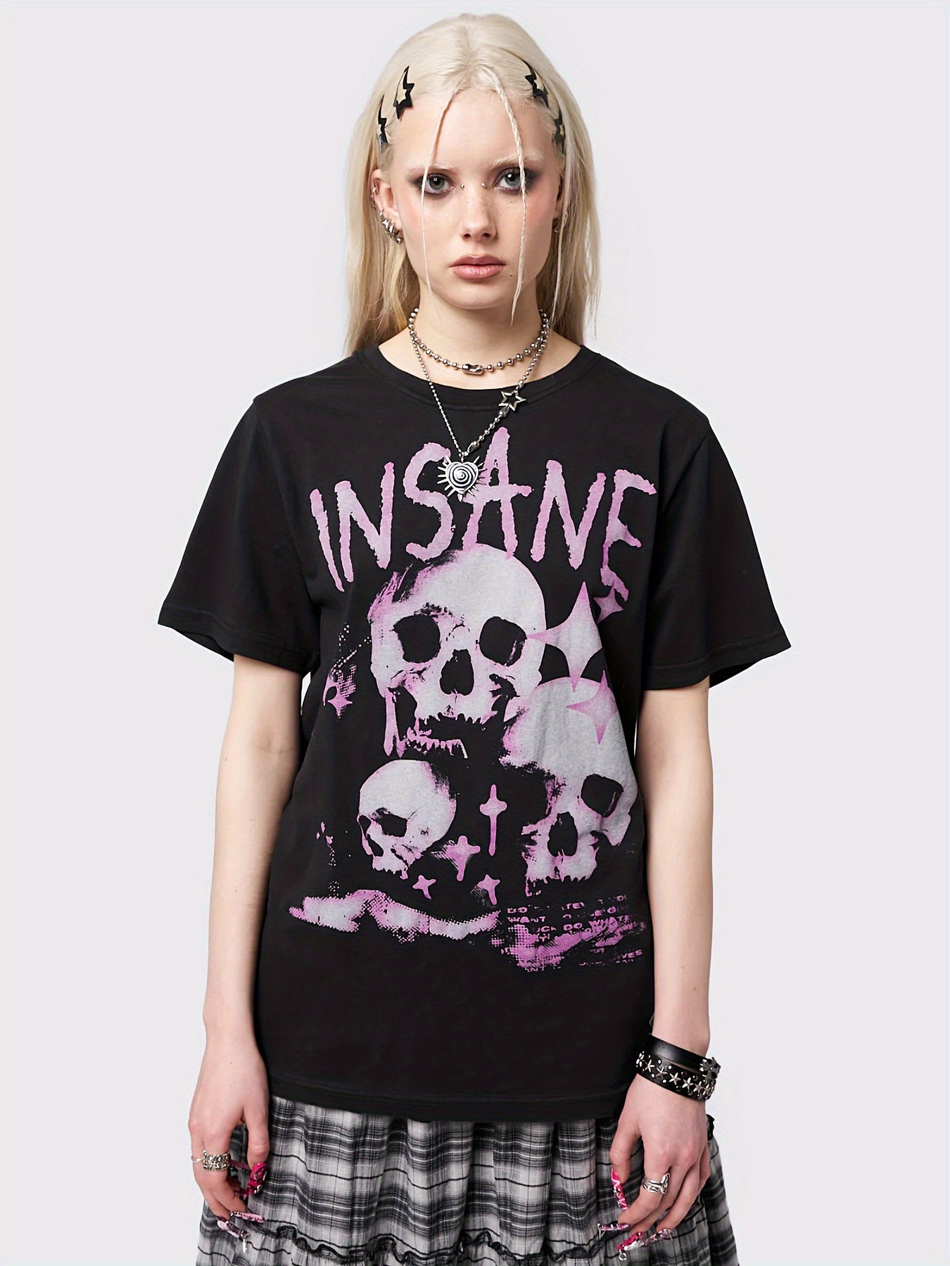 y2 grunge tee women vintage graphic short sleeve - Temu