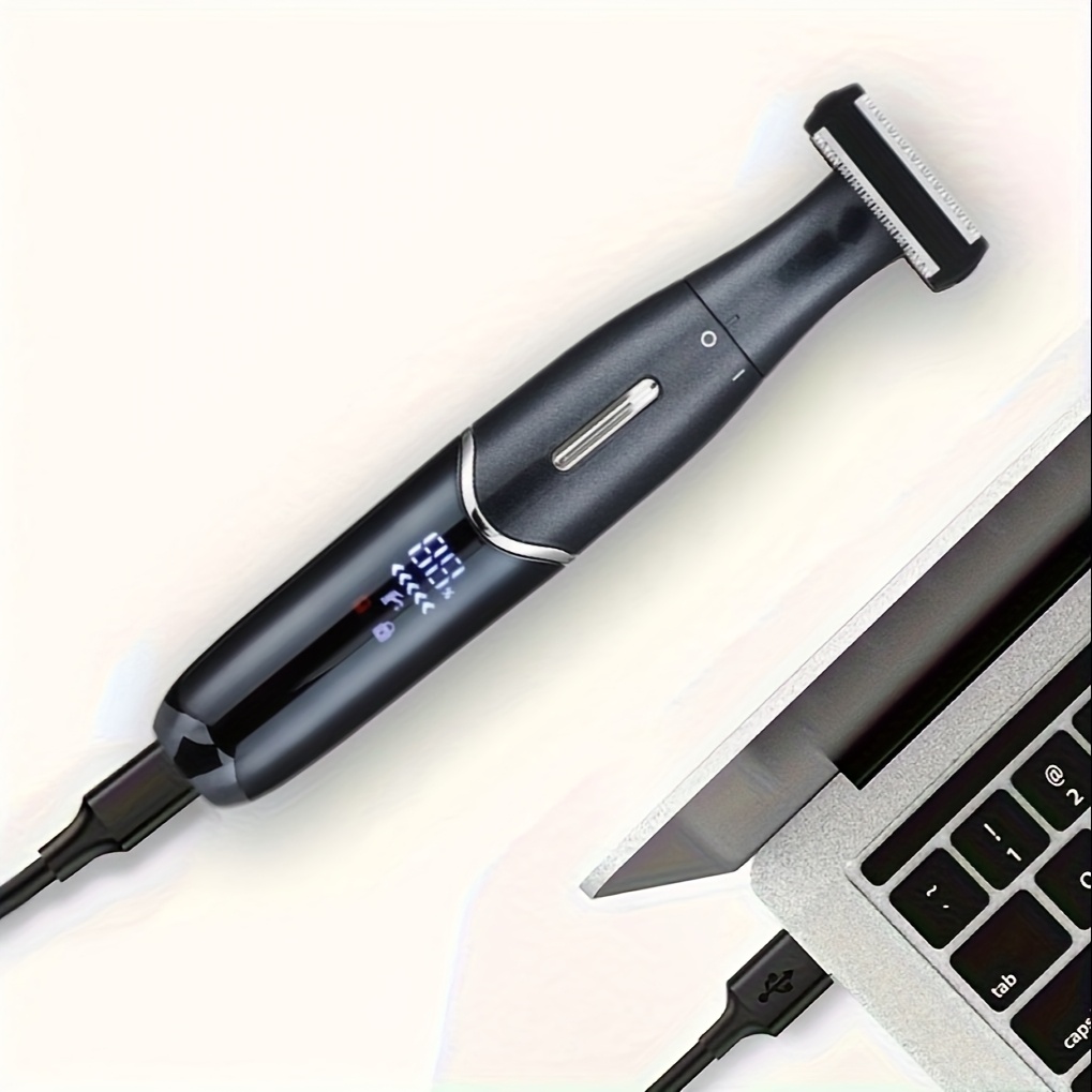 FEIYBA 1pc Multi-Function Trimmer, 4 Attachments Electric Shaver, Precision Grooming for Beard, Nose, Eyebrows & Body Hair, USB Charging, Cordless Operation, Travel Friendly, Mens Grooming Kit, Personal Care Essential, Beard Trimmer for Men High Quality, Shaver for Men, Beard Trimming, Eyebrow Shaping, Compact Design, Sleek Trimmer, Highquality Blades, Durable Construction, USB, Travel Essentials, Home Grooming