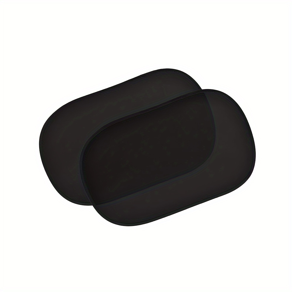 Image of Visnfa 2pcs Car Side Window Shades - 30x12" Uv Protection Sunshade, Nylon Material, Roll- For Automotive Interior Parking Use