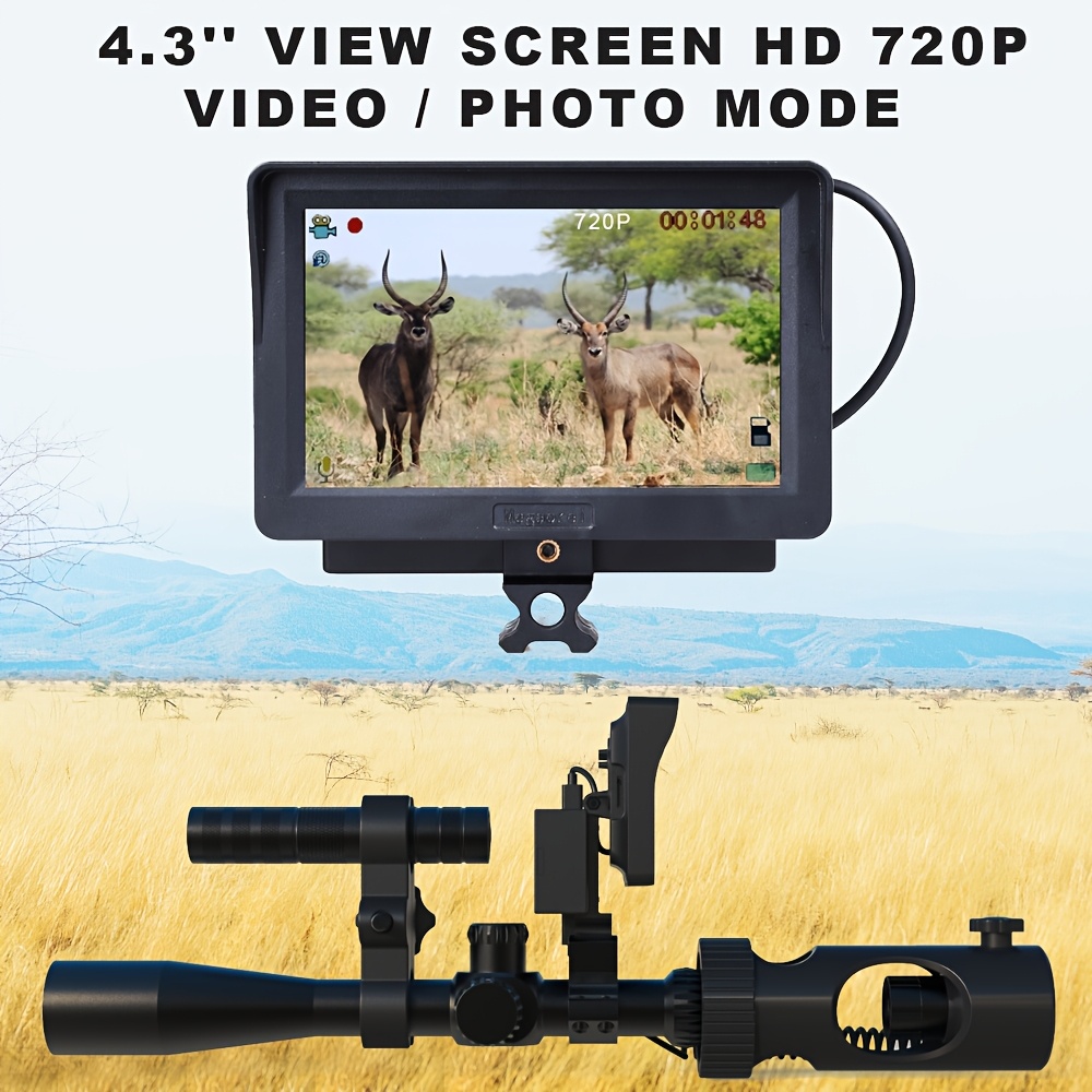 digital scope 4 3 inch display 850nm infrared - Temu