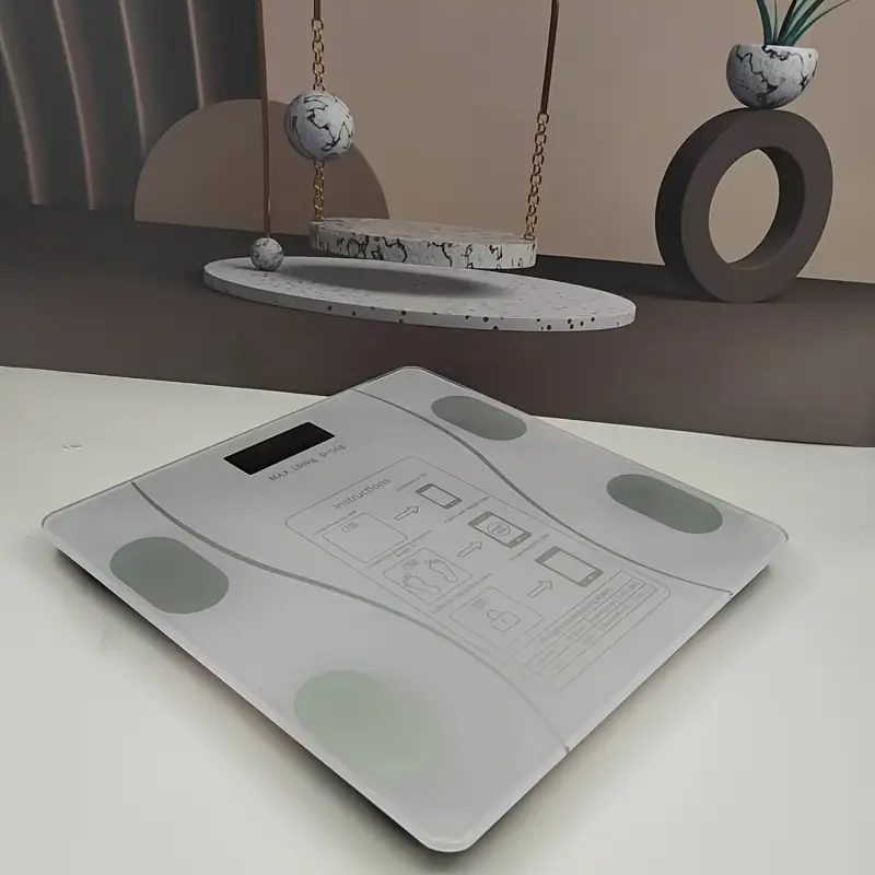 uaeiui bathroom scale battery powered wireless non rechargeable with body fat monitoring for home use for women men details 5