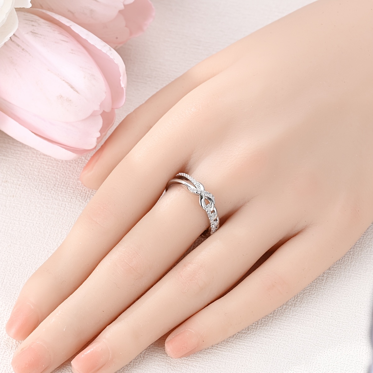 Women's Elegant Shiny Patchwork Rings Jewelry