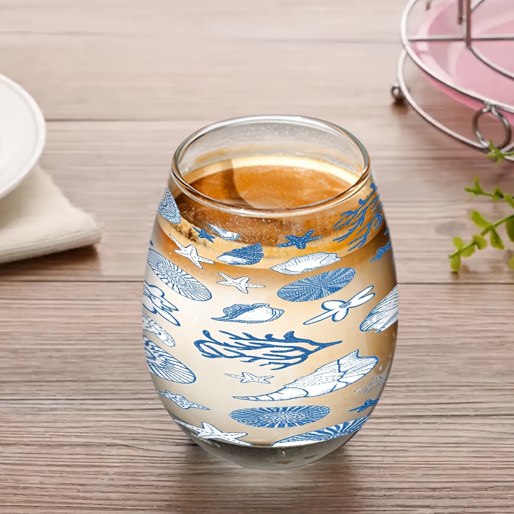 6pcs 12oz 350ml stemless wine glasses whisky glass - Temu Oman