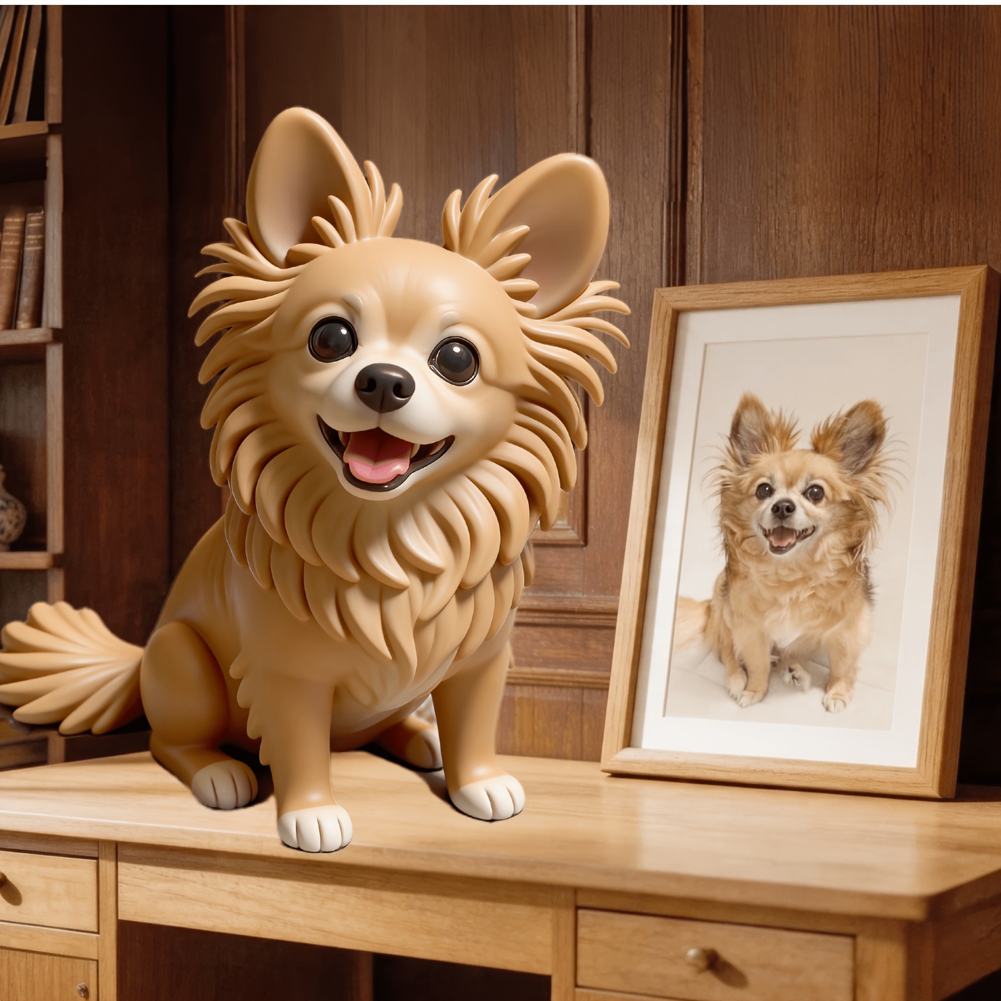 Custom Q-Version Pet Model Sculpture Based on Your Pet's Image