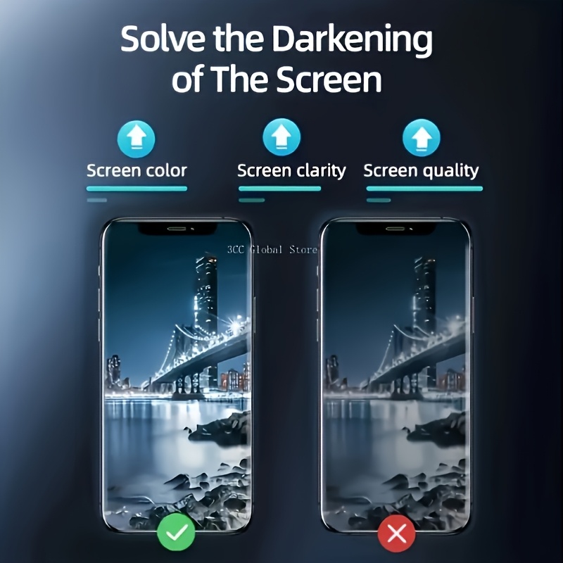 TEMU 9pcs: 4 Screen Protectors   5 Camera Lens Protectors. Full-coverage Tempered Glass Screen Protector For Iphone 11, 12, 13, 14, 15, 16 Pro Max.