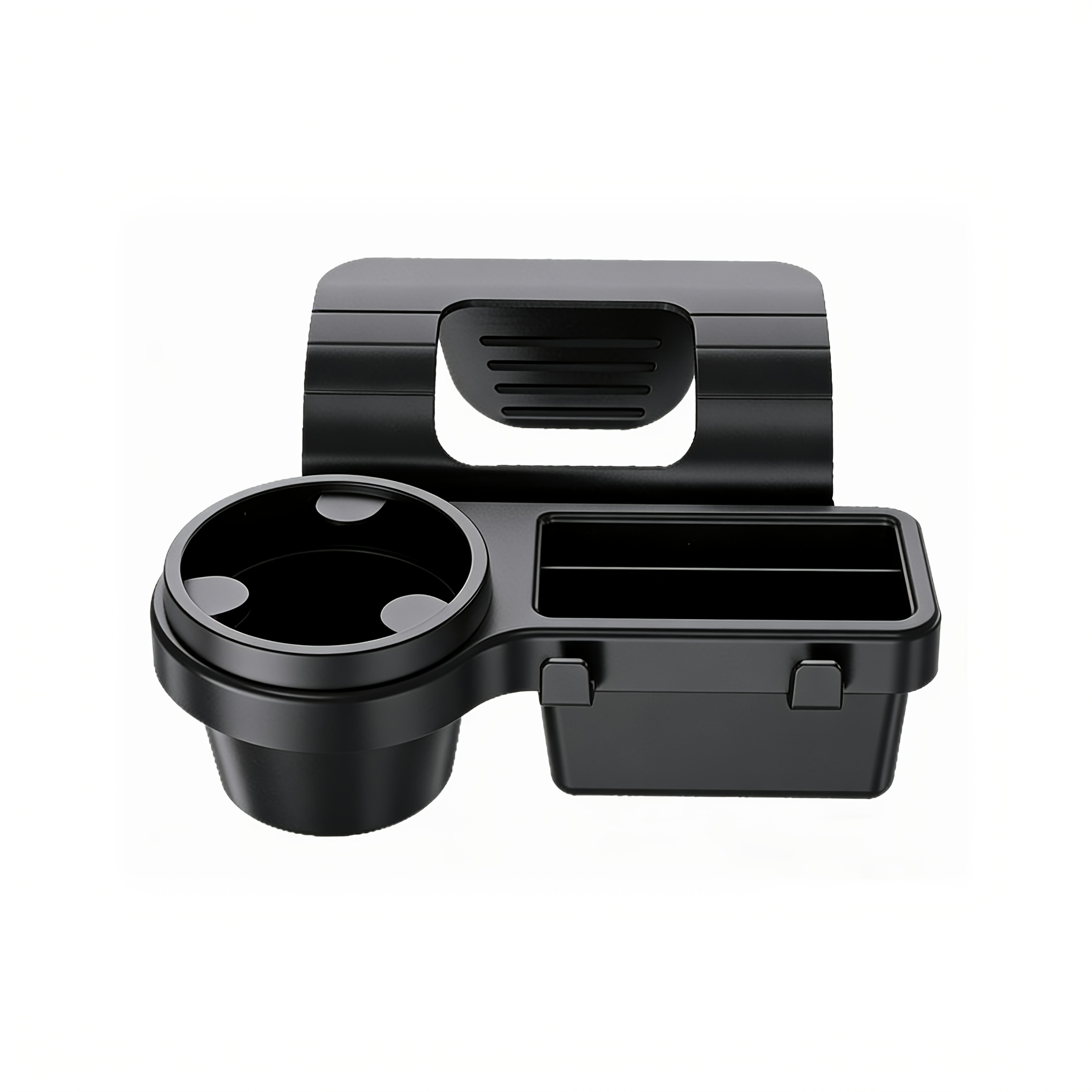 TEMU Porte-objets de fenêtre de voiture 4 en 1, organisateur multifonctionnel de fenêtre de voiture avec porte-gobelet et support de téléphone,