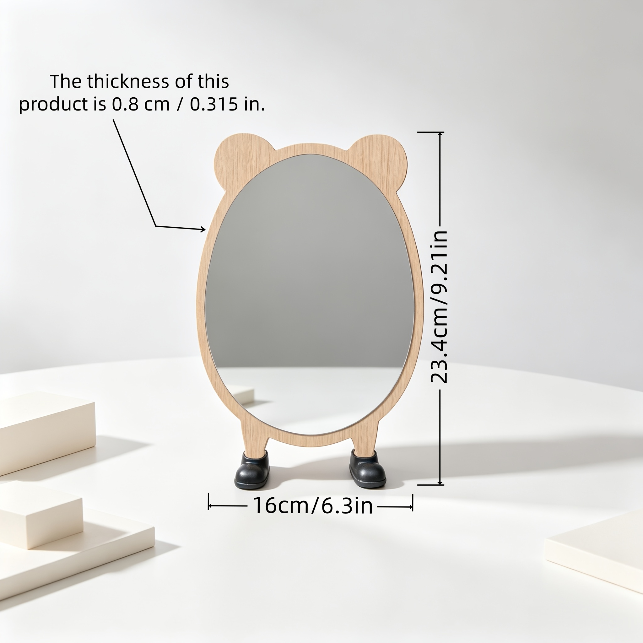 Cute Cat Mirror for Home and Dormitory