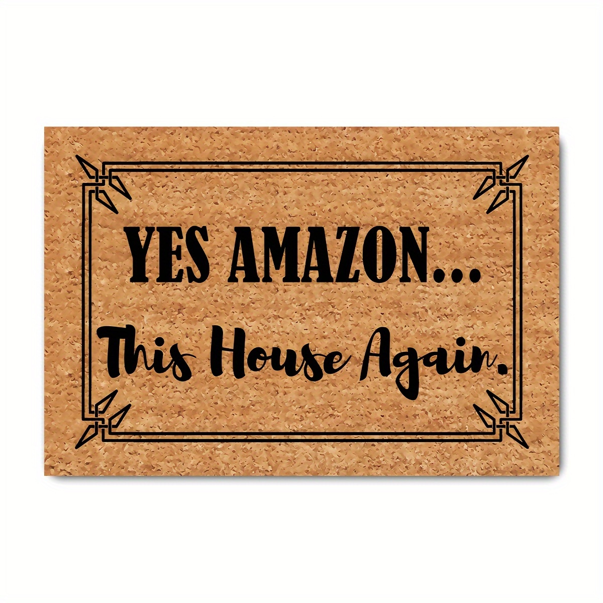 

Funny Welcome Doormat For Front Door Mat Yes This (23.7in X 15.9in) Anti-slip Kitchen Rugs And Mat House Warming Gift Rugs For Entrance Way Indoor Home Decor Mat House Warming Gift