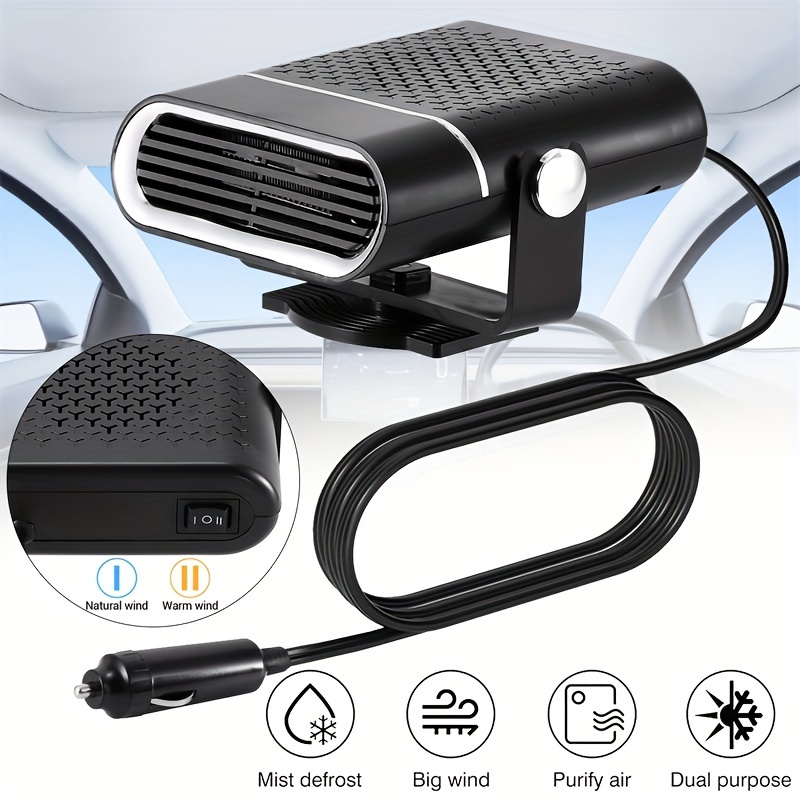 car heater 12v 200w portable car heater defroster in Temu