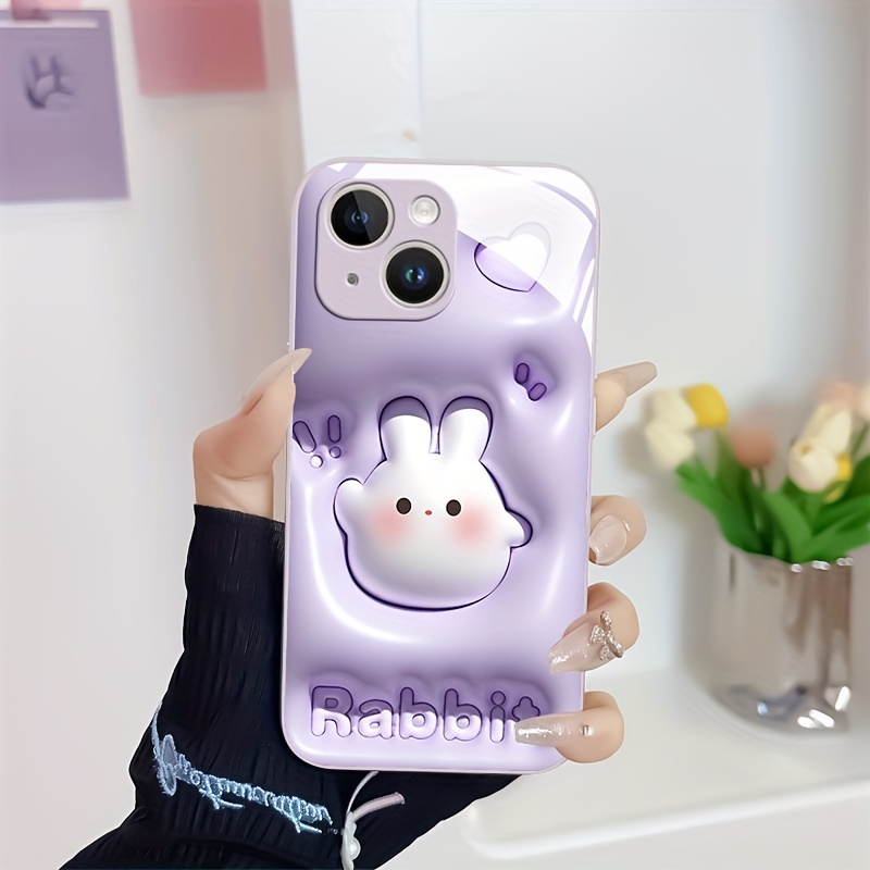 

Creative Expansion Greeting Rabbit Pattern Phone Case For Iphone15 14 13 12 11 Xs Xr X 7 8mini Plus Promax Se