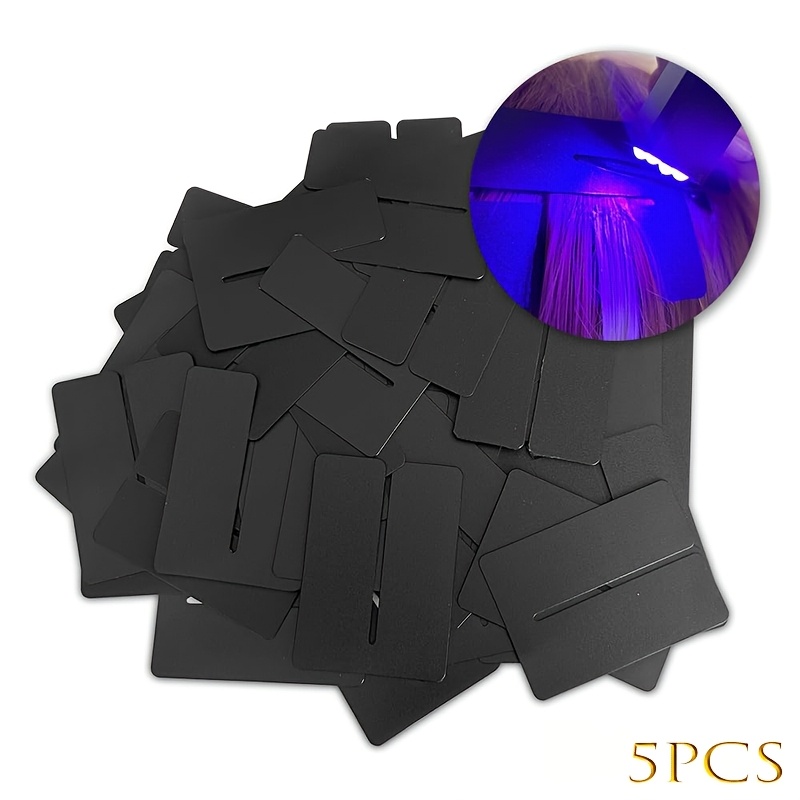 TEMU Black Rectangular Hair Extension Pieces For Women - High-quality Synthetic Fibers For Thicker, Fuller-looking Hair, Easy To Apply, Natural Look, Pack Of Multiple Piece