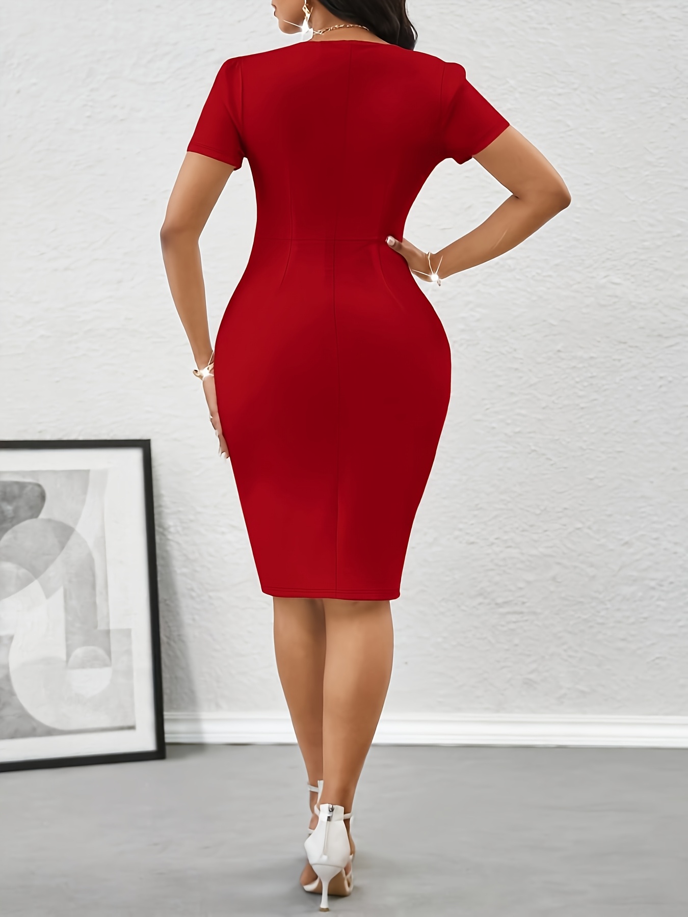 Elegante Vestido Verano Día San Valentín