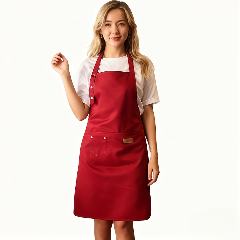 E-shop 1 Stück Schwerlast-Schürze aus Canvas-Polyester mit 3 | Ideal zum Grillen, Backen Fleischzubereiten