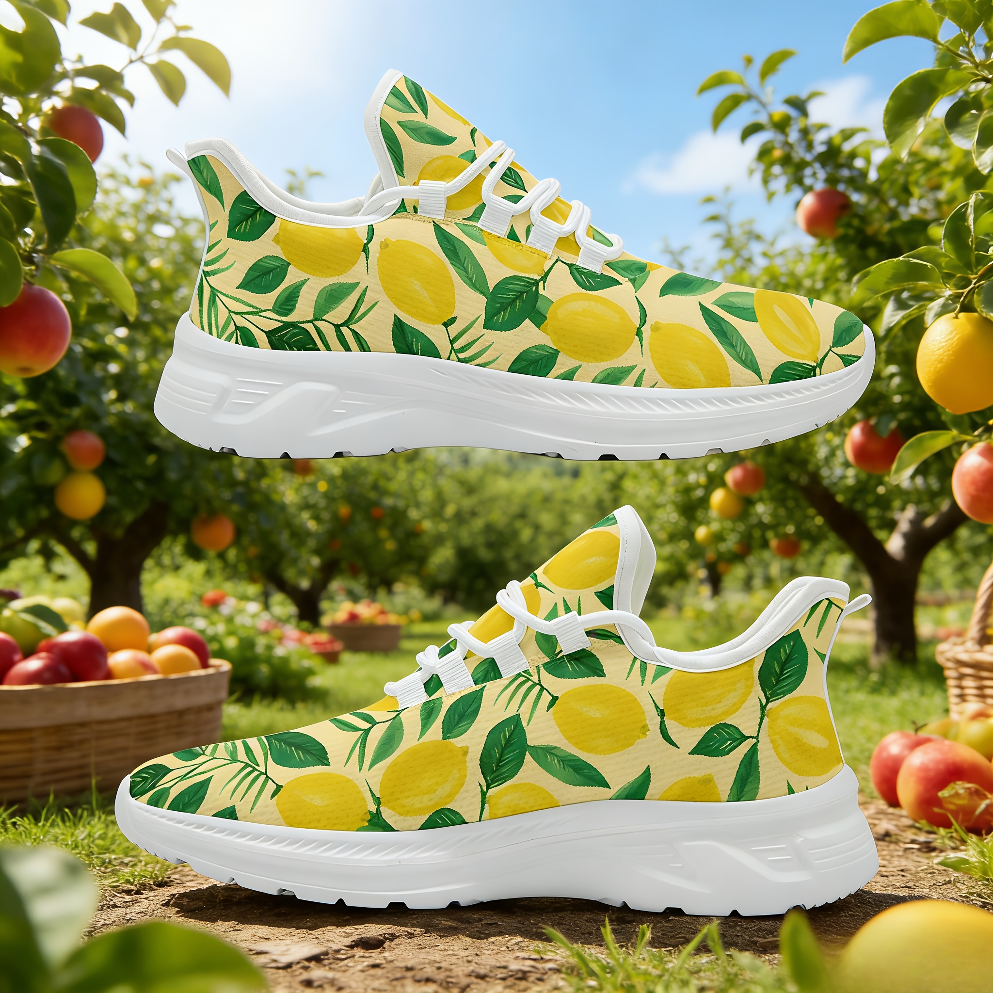TEMU 2026 Print Trendy Shoes For Men And Women Are Lightweight, Breathable, And Comfortable, Making Them Perfect For Casual Sports. Are A