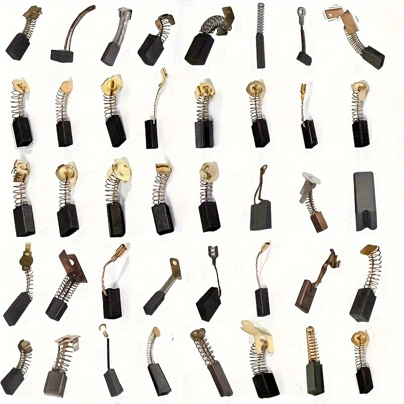 

20pcs Carbon Brushes For Power Tool, Carbon Brush Tool, Power Tool Assorted Models Universal Carbon Brush, Power Tool Motor Spare Parts