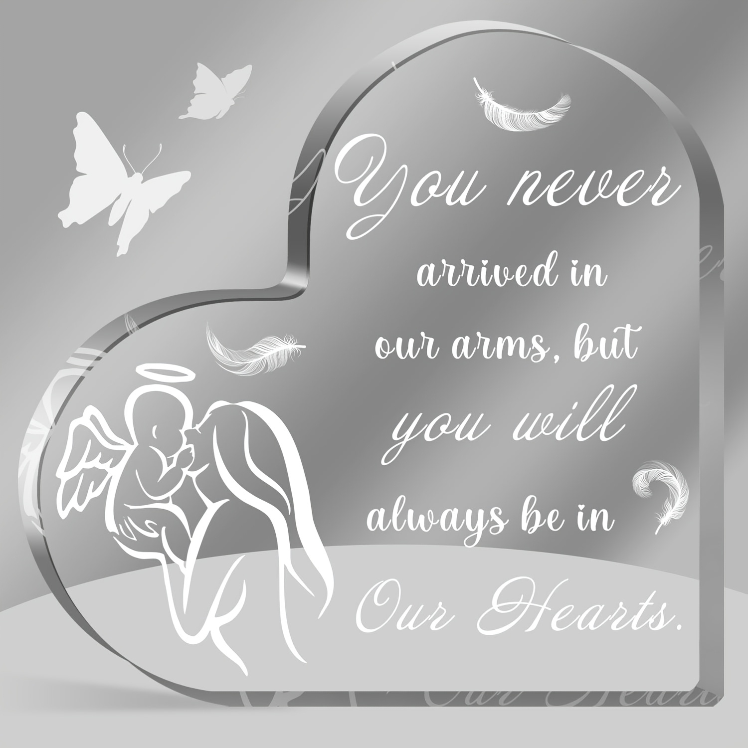 TEMU 2d Flat, A Miscarriage Gift For Mother, A Sympathy Gift For Mother's Miscarriage, A Compassionate Gift Have Lost A Baby, A Memorial Gift, A