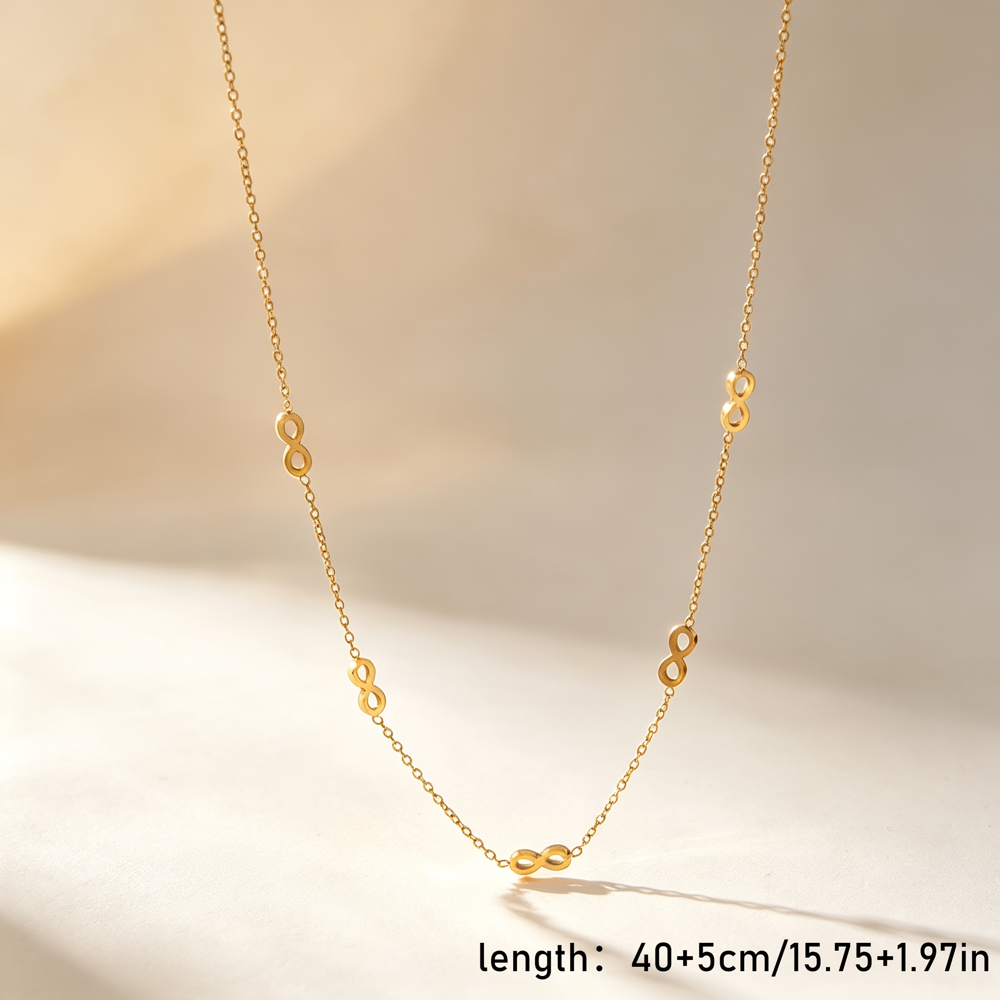 Western Instagram Style Multi-Layer Infinity Symbol Necklace