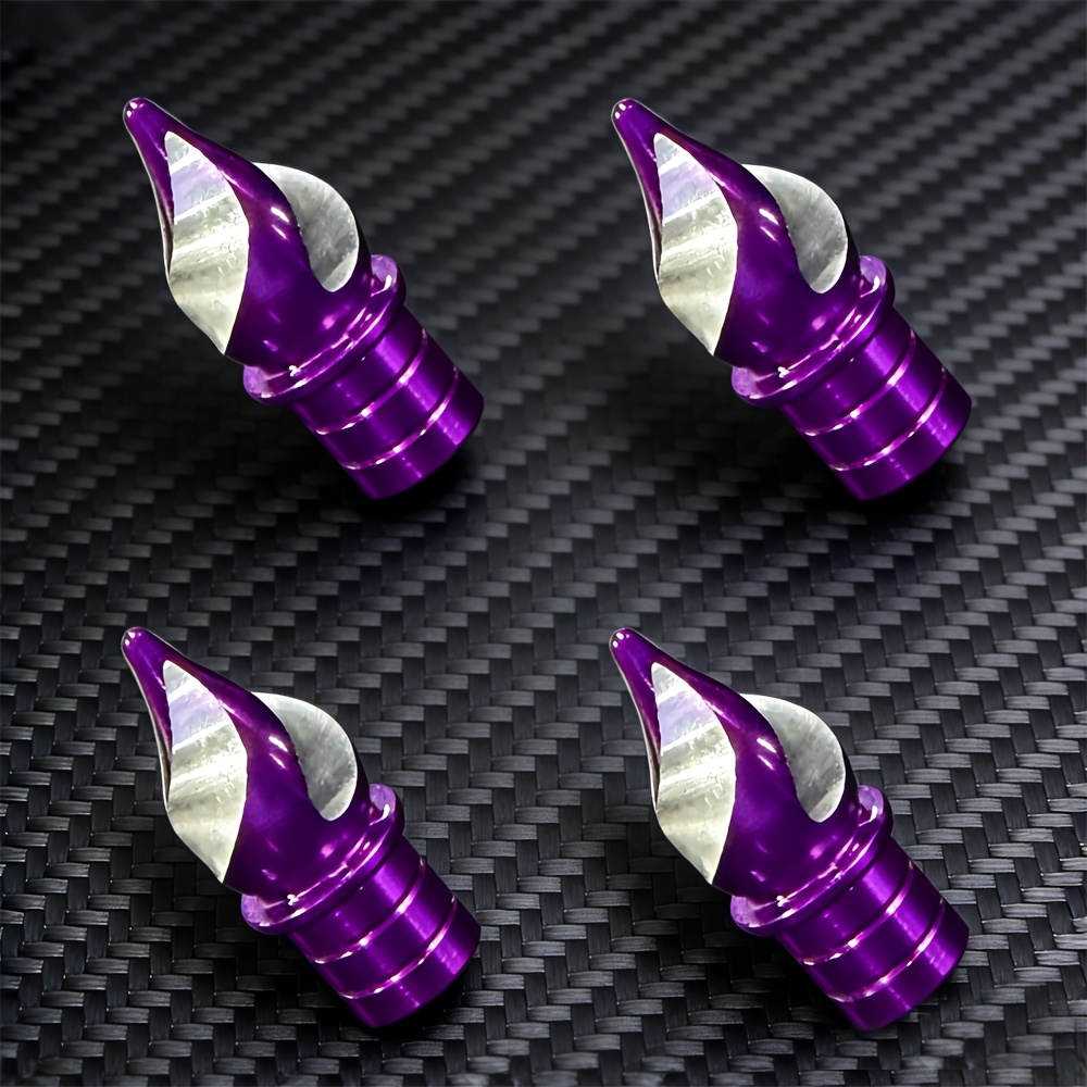 TEMU 4pcs Ice Cream Shaped Tire Valve Stem Caps, Dustproof Decorative Wheel Valve Caps, Car Cosmetic Modification Additions For Auto Tires