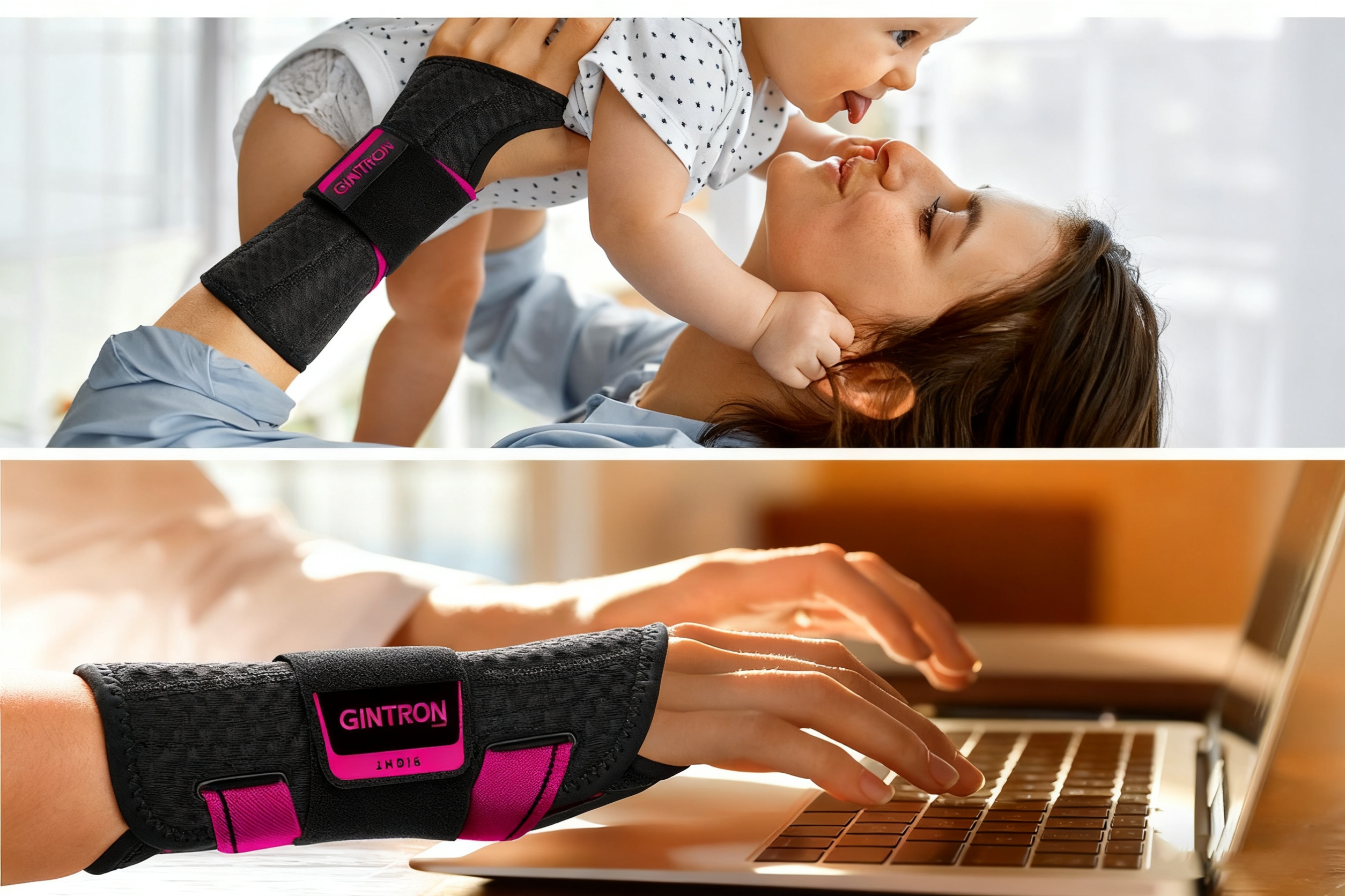 wrist brace lightest breathable ultra lightweight design for night computer use   wrist neutral unisex daily wear hand stabilizer polyester fiber hook and loop closure Product details 2