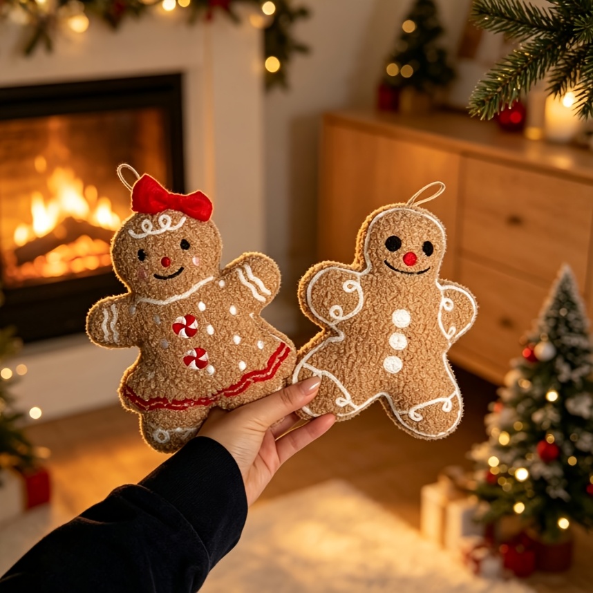 Gingerbread Plush Christmas Stuffed Toy