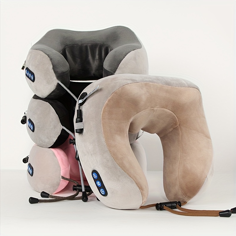 Electric Massage U-shaped Pillow, Relaxes Muscles, Simulates Human Hand Massage On The Neck, Massage Pillow For Home Rest, Office Work, And Long Car Rides, Gifts For Women Men Family