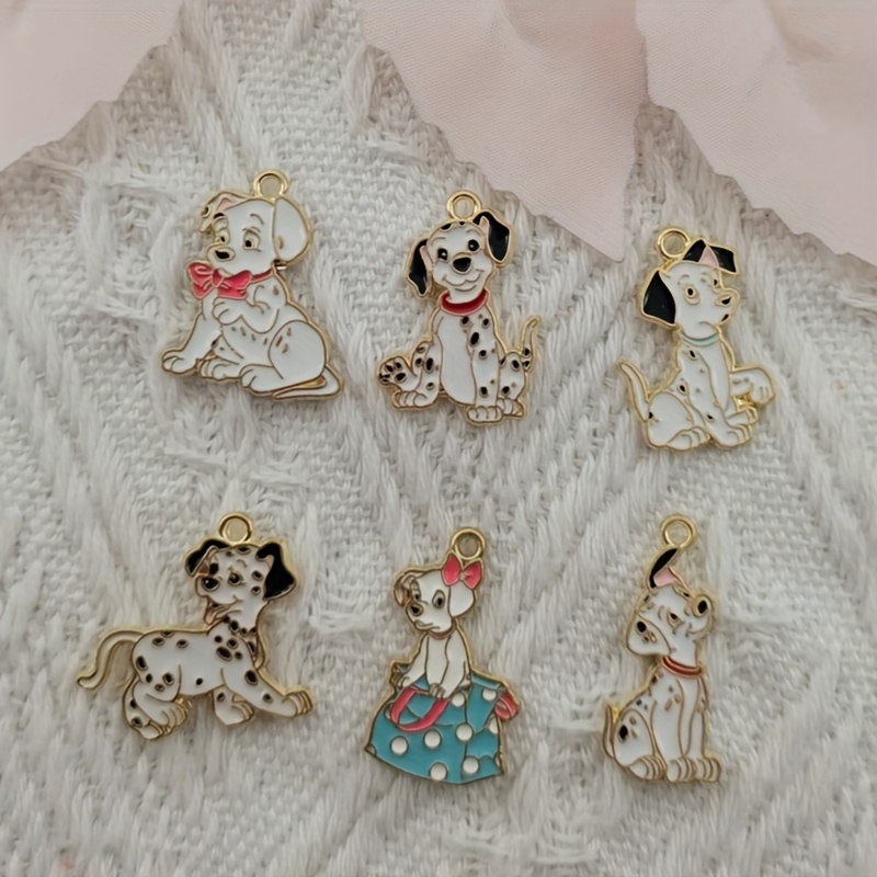 

10pcs Set In 6 Styles - Cute Alloy Enamel Pendants For , Shoes & Watch Accessories