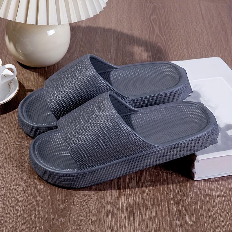 Minimalist Pillow Slides Solid Color Soft Sole Platform Slip Temu Canada