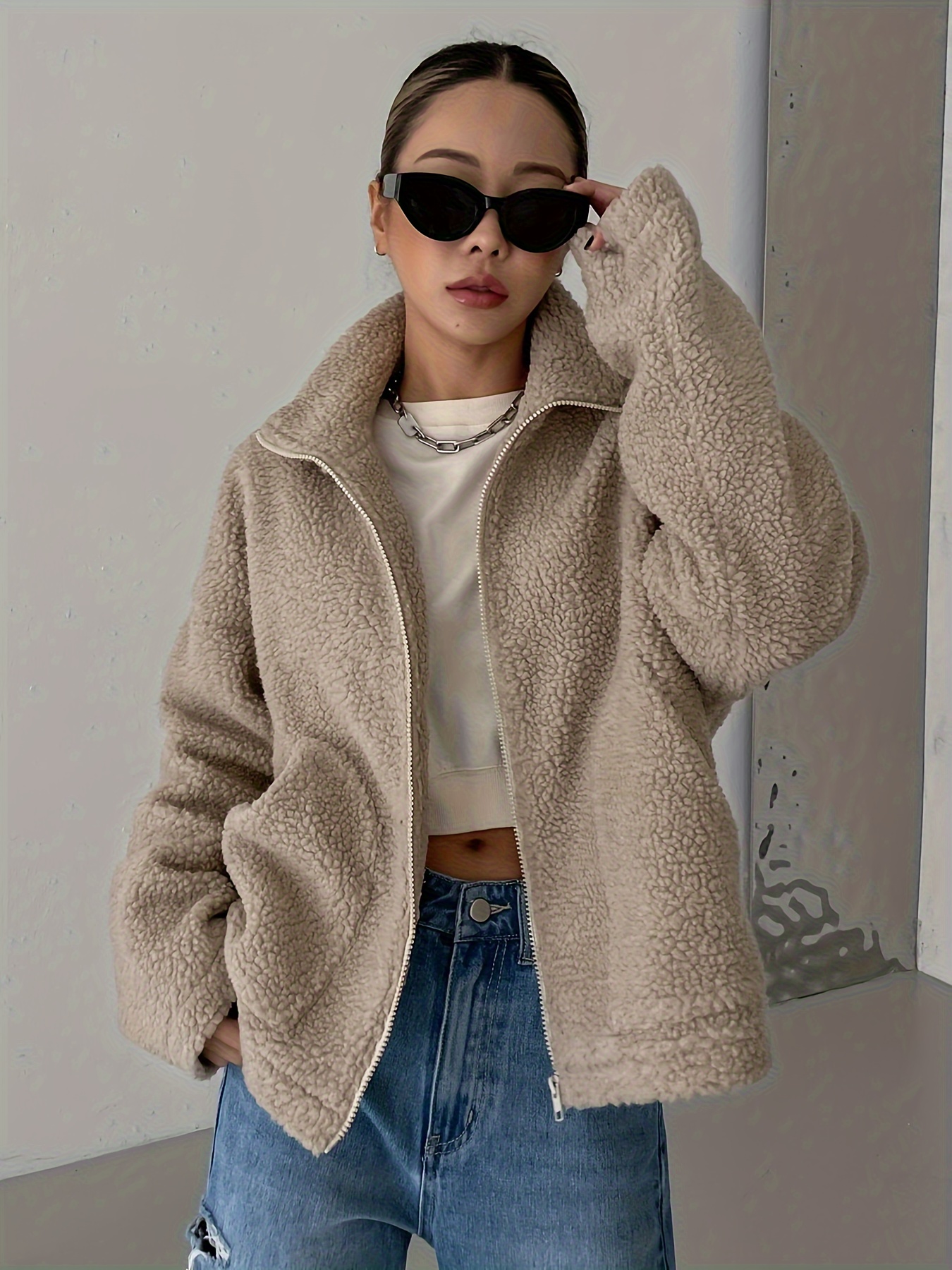 Women's Casual Teddy Jacket