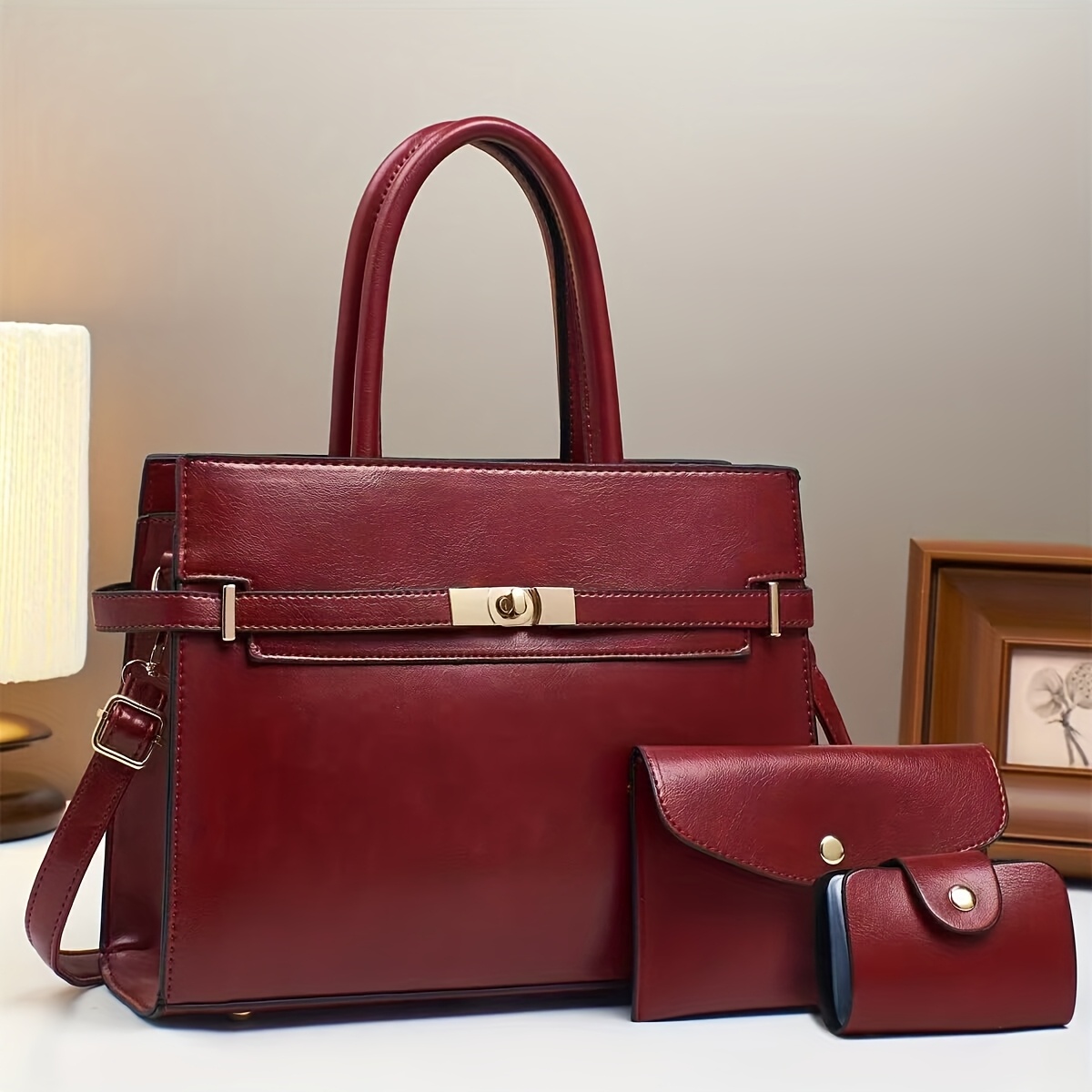 2025 new womens handbag high end tote bag with large capacity zipper closure detachable shoulder strap painted edge fashionable design casual tote bag sophisticated tote stylish handle ba Product details 4