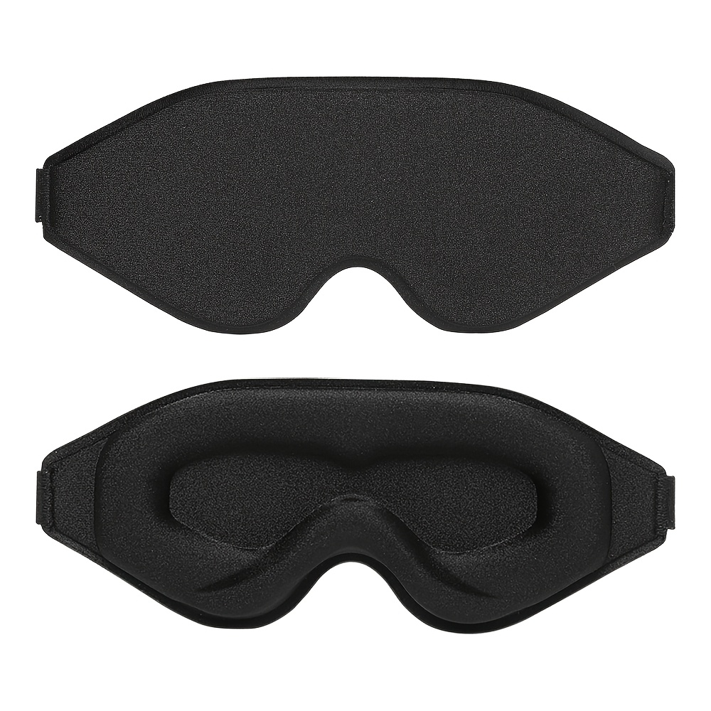 TEMU Cross-border 3d Contoured Blackout Eye Mask, Breathable And , Designed For Sleep, Suitable For Students And Adults, Ideal For Eye Protection