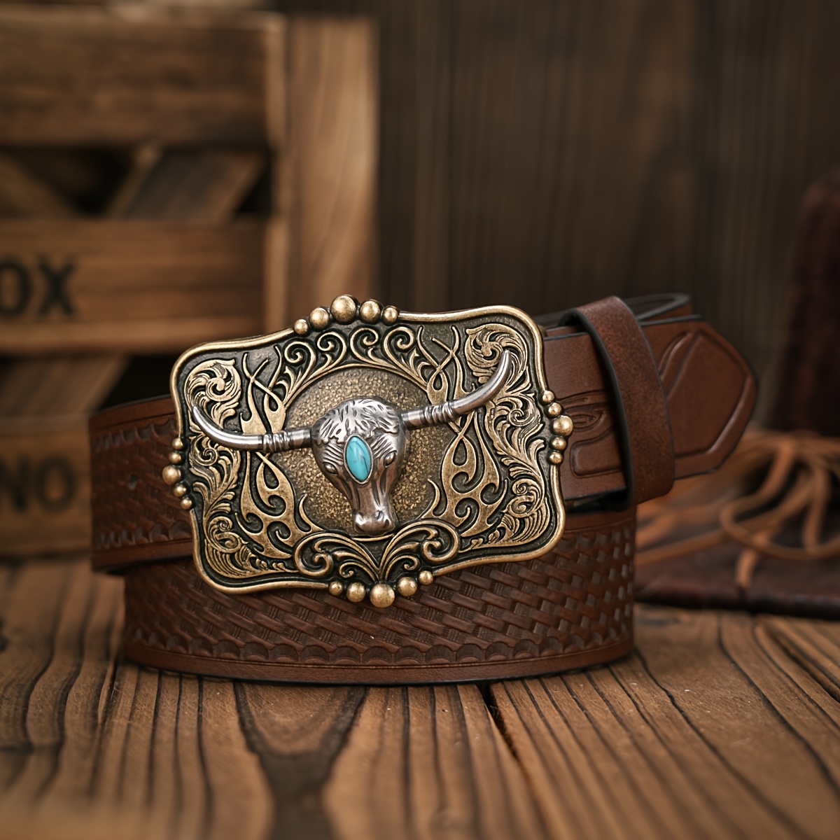 Cow Themed Unisex Belt with Buckle and Body Strap