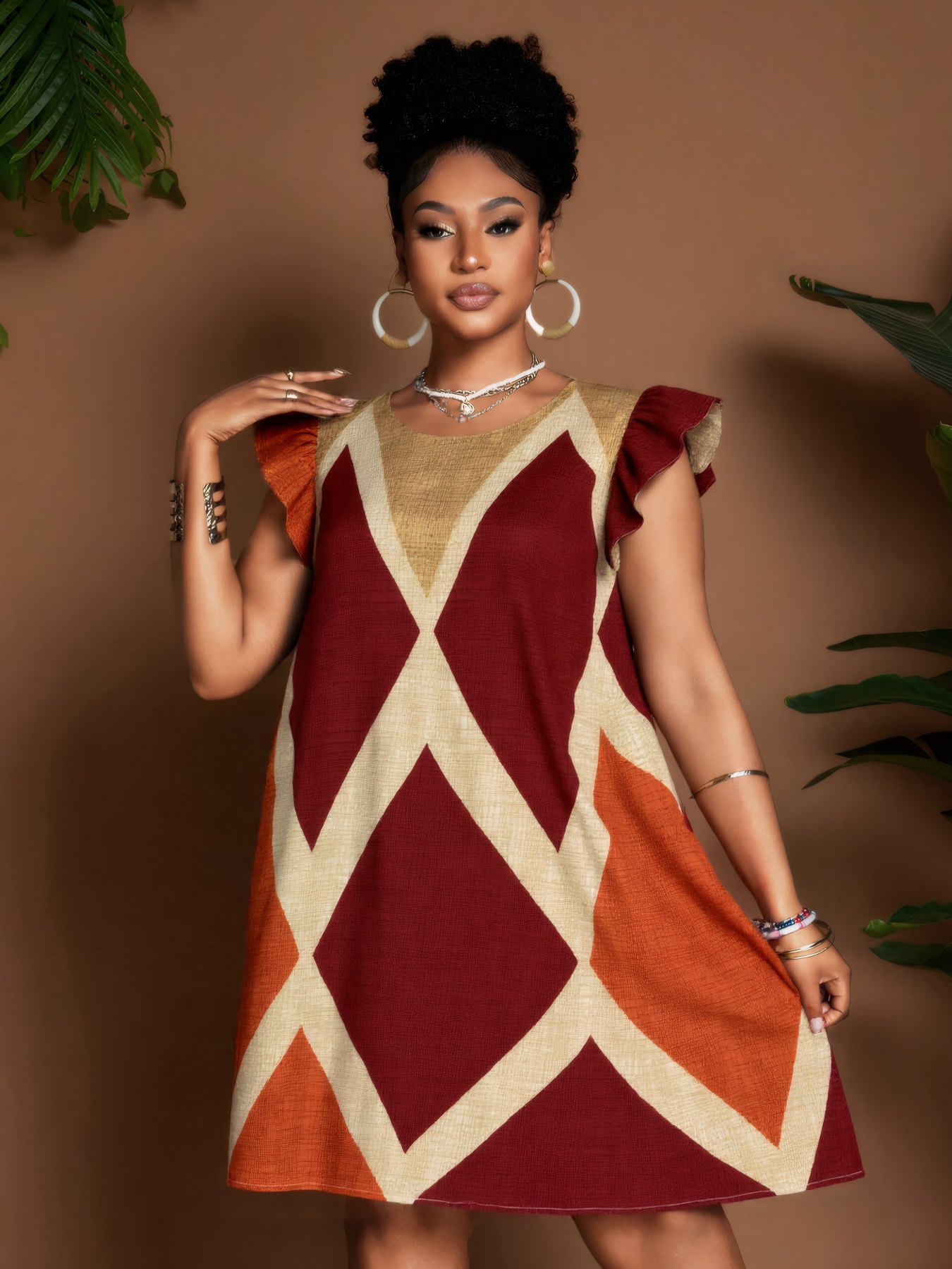 casual a line dresses sold on Temu United States