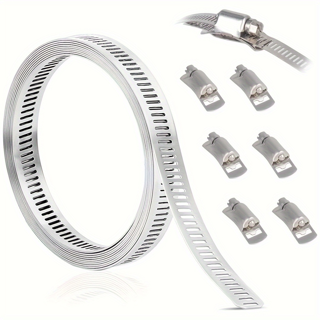 

[top-] 80- Steel Hose & 5 Fasteners - For Pipes, Automotive & Mechanical Applications