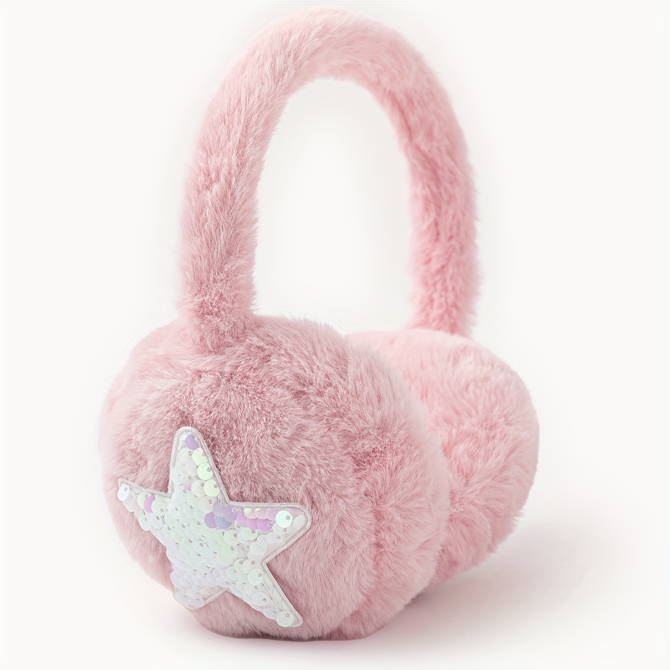 -patterned Classic Solid-color Cute-style Ear Suitable For Winter Wear