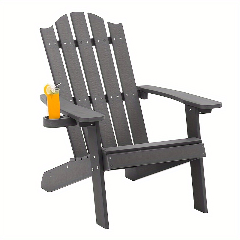 Adirondack Chair Cup holder Hips Weather resistant Outdoor - Temu