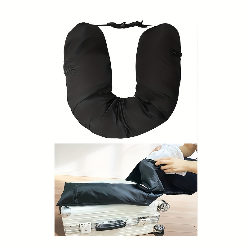 Travel neck pillow reproducen storage bag