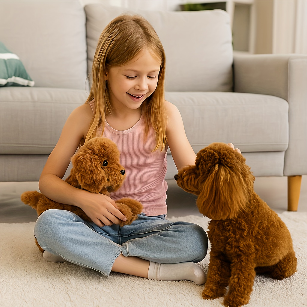 realistic   plush toy 15 7 inch lifelike stuffed animal puppy   companion for gift home decor christmas birthday present Product details 0
