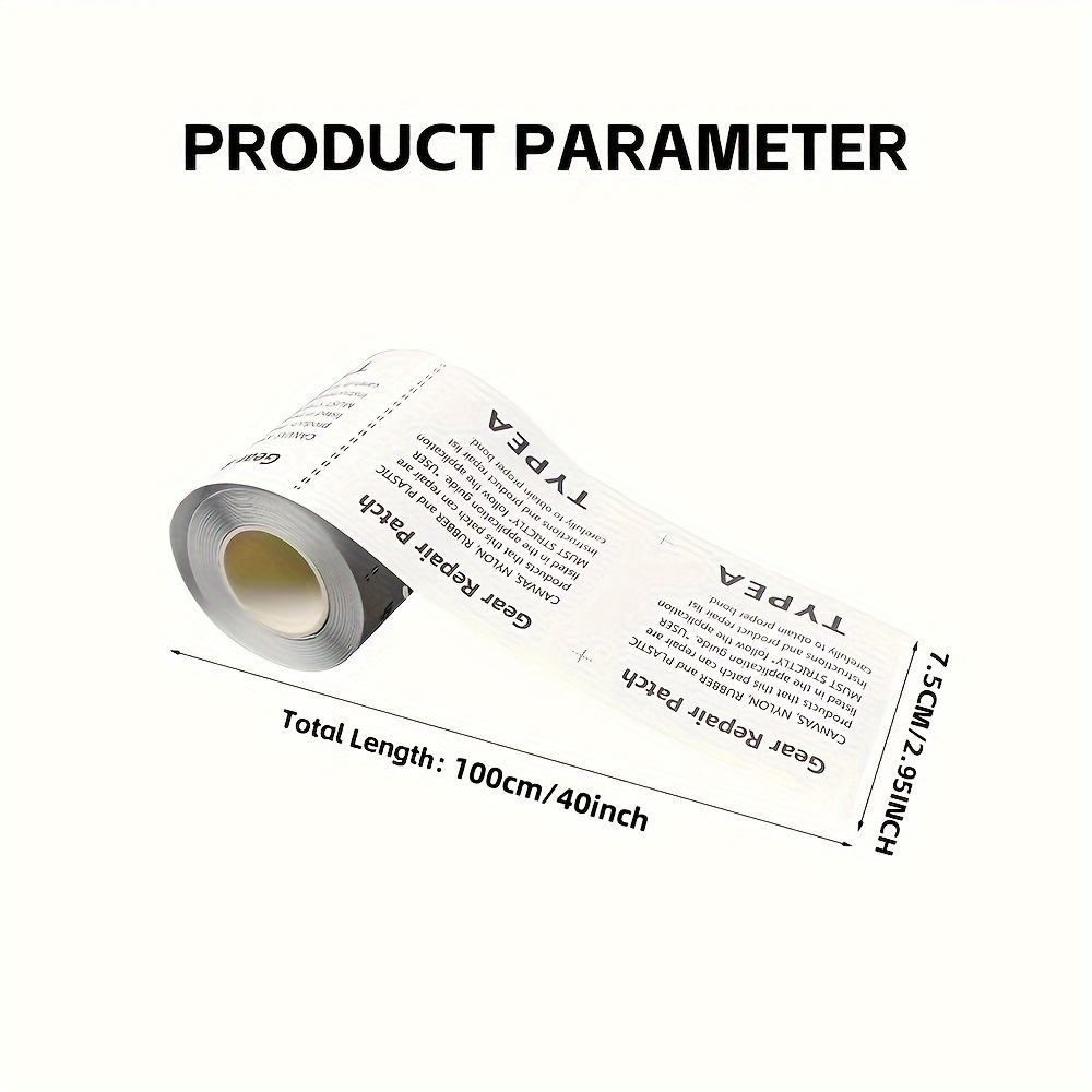 Image of 1 Roll 40/90/150-inch Tpu Repair Patches: Waterproof And Durable - Perfect For Air Mattresses, Swim Rings, Inflatable Toys, Tents And More