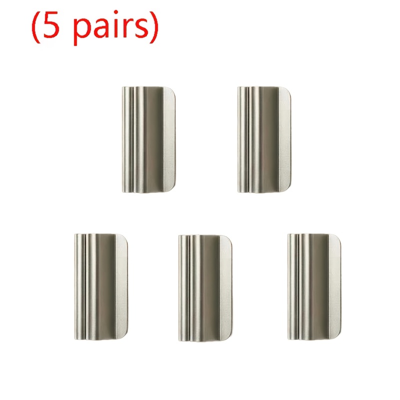 TEMU Ensemble de 10 pinces à rideaux (5 pièce), qui évitent efficacement les problèmes de fuite de lumière des rideaux, fabriquées en métal de haute