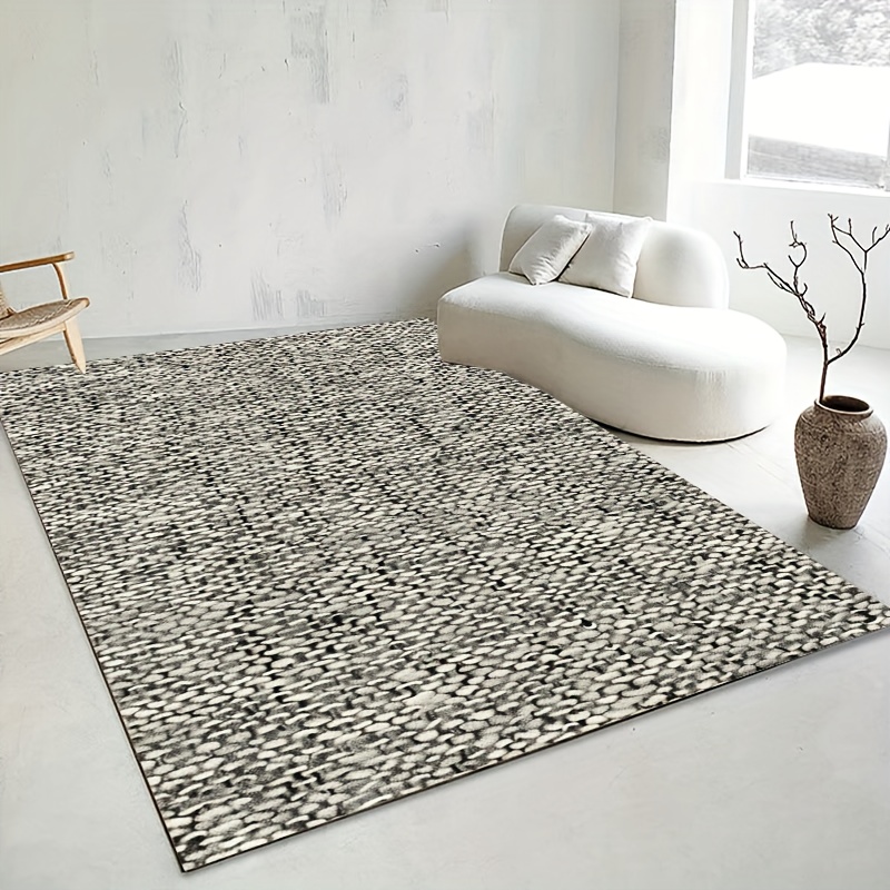 TEMU Shipping Room Rugs, Large Size Carpets, Abstract Textured Bedroom Rugs, Thick Soft Washable, Plush Carpets, Bedside Rugs, Decorative Carpets,