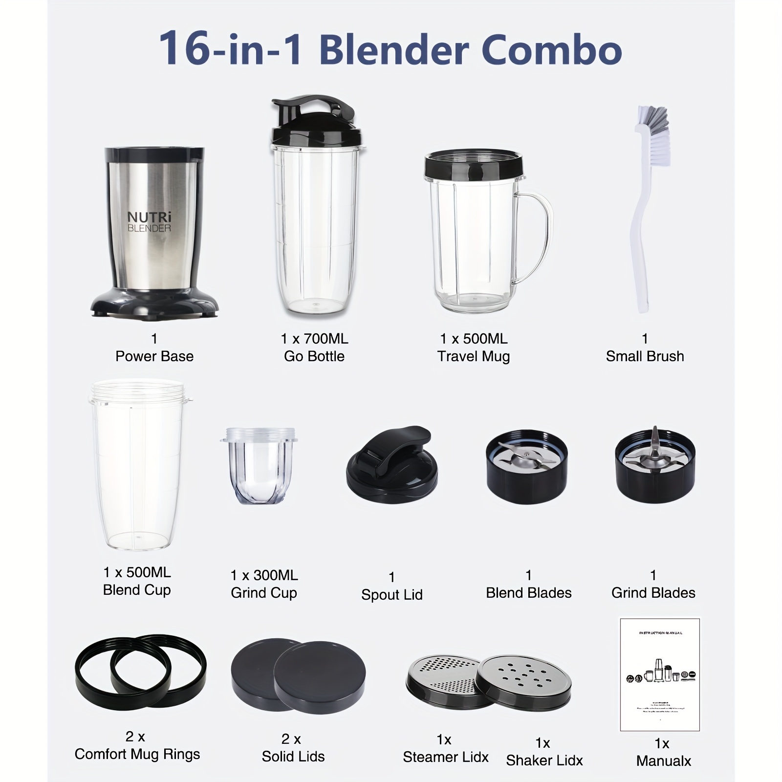 Smoothie Blender, Fruit And Vegetable Juicer, Milkshake And... product image 6