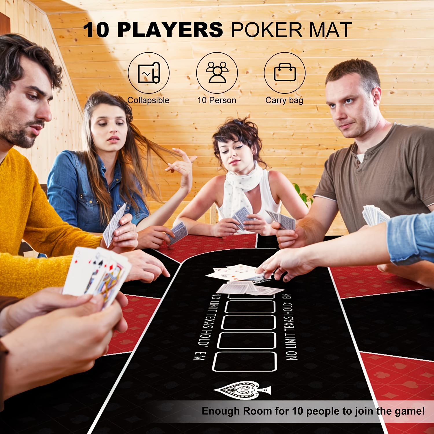 Blackjack Table Mat for Game Nights