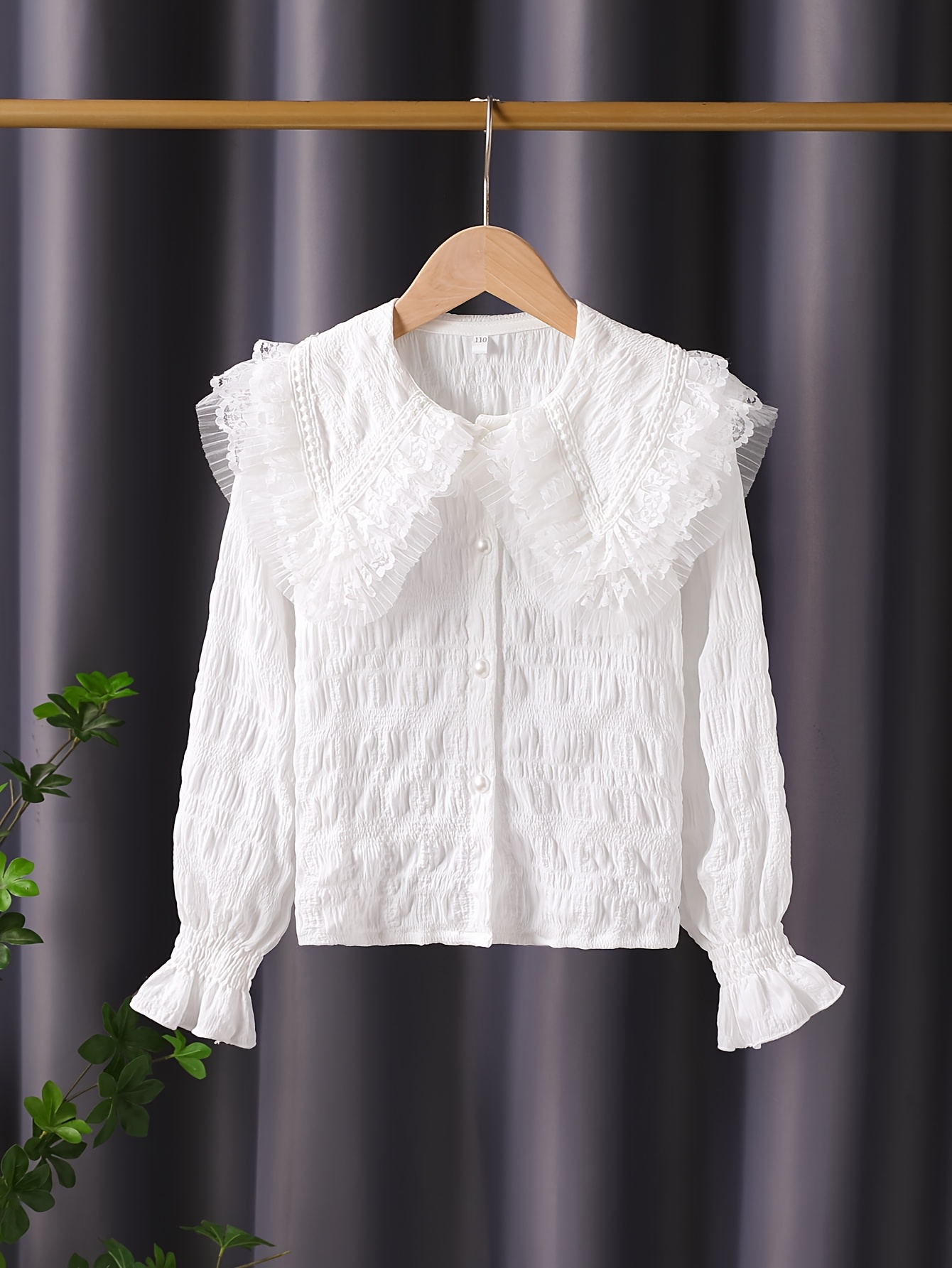 Encaje Blusas Elegantes Para NiÃ±as Blusa Elegante Larga Niñas