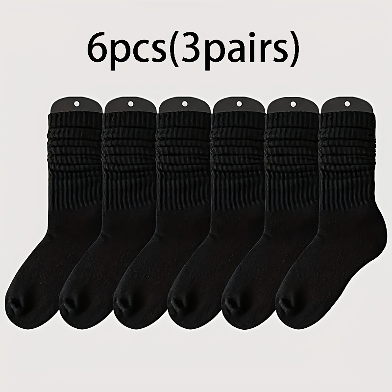 Image of 6pcs(3pairs) Women's Thermal Soft Breathable Stockings, Everyday Casual & Sports Wear Tights, Essential Cold Weather Layering For Women, Cozy And Comfortable.