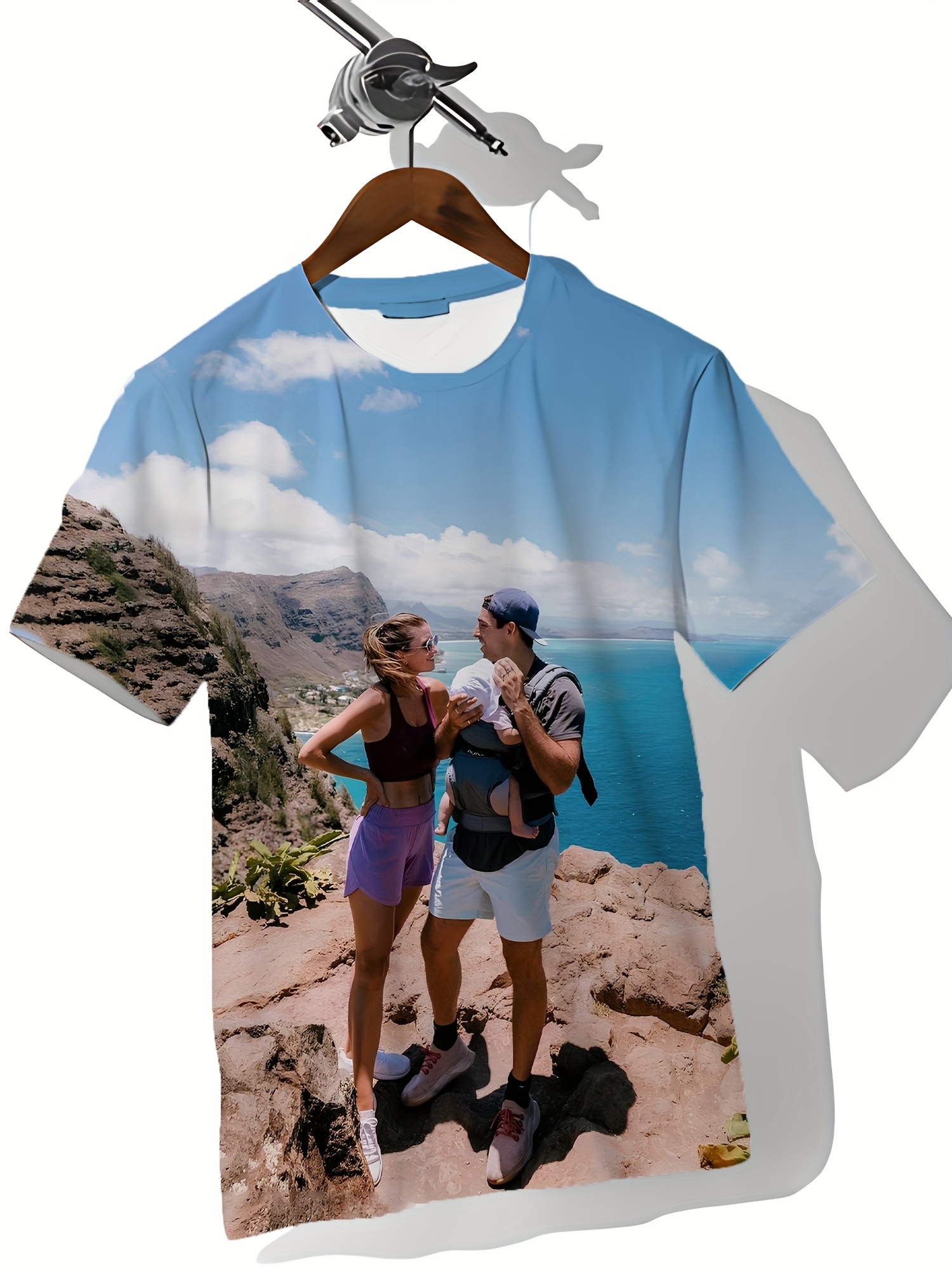 camisetas personalizadas foto/téxto hombres mujeres – 100% Temu